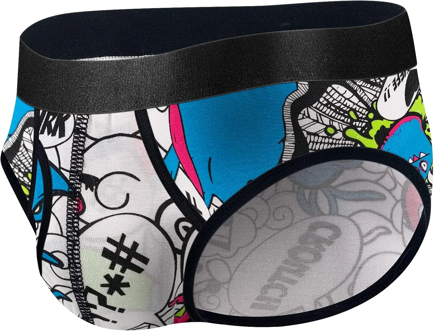 Men's Underwear Briefs Cotton for Men Soft Breathable Comfy U Pouch Brief