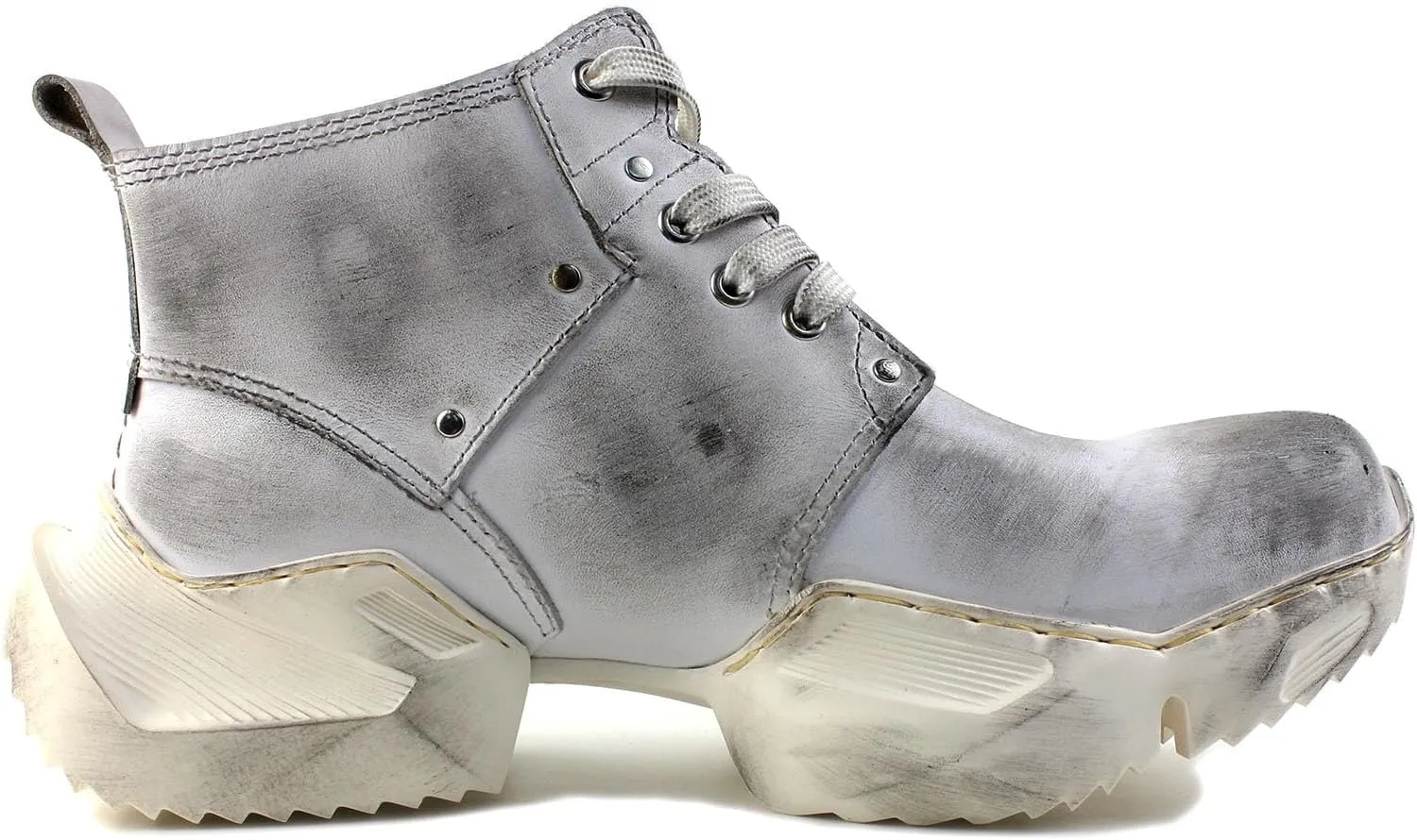Mens Vintage Moto Boots Combat Hiking Retro Casual Shoes Cowhide Leather Ankle Chukka Boots CD-5008-S-1-Brown-Black