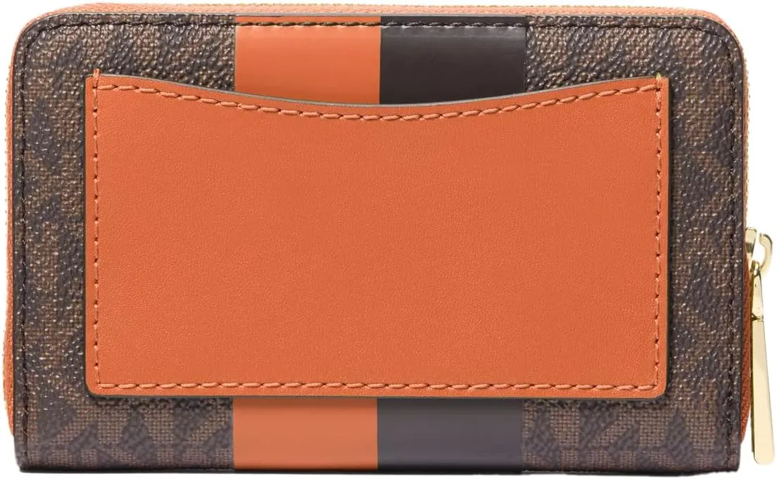 Michael Kors Women's Jet Set Small Zip Around Card Case