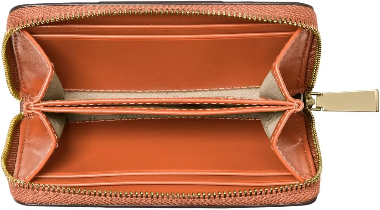 Michael Kors Women's Jet Set Small Zip Around Card Case