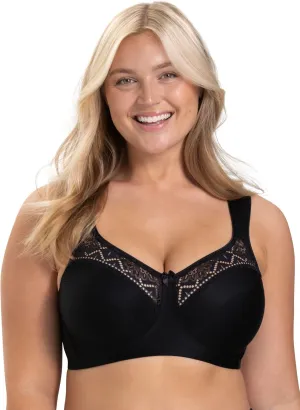 Miss Mary of Sweden Breeze Non-Wired Bra – Soft Lace, Lightweight, Full Coverage