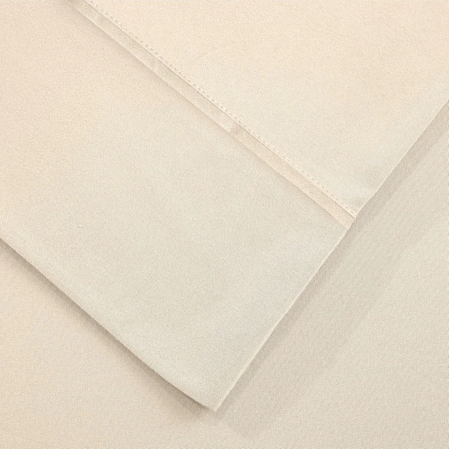 Modern Threads Soft Microfiber Solid Sheets - Luxurious Microfiber Bed Sheets - Includes Flat Sheet, Fitted Sheet with Deep Pockets, & Pillowcases Egg Shell King