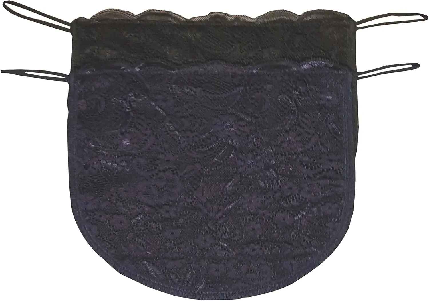 Modesty Panel Cleavage Cover Soft Lace on Silky Poly 5 Sizes