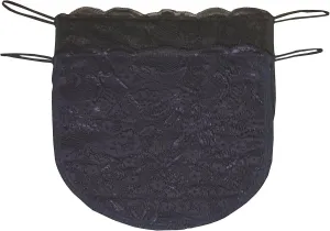 Modesty Panel Cleavage Cover Soft Lace on Silky Poly 5 Sizes