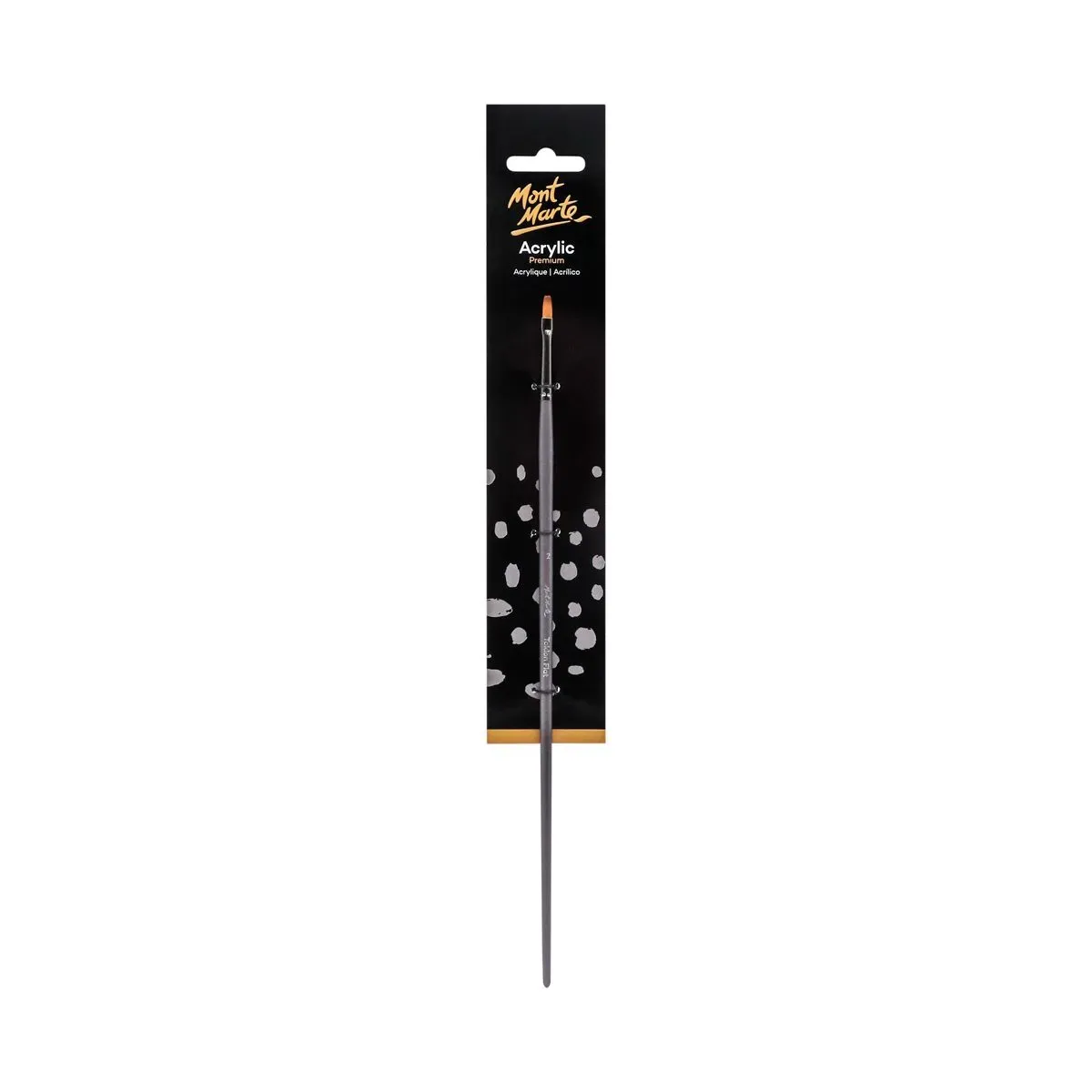 Mont Marte Artist Brush Taklon Flat Long