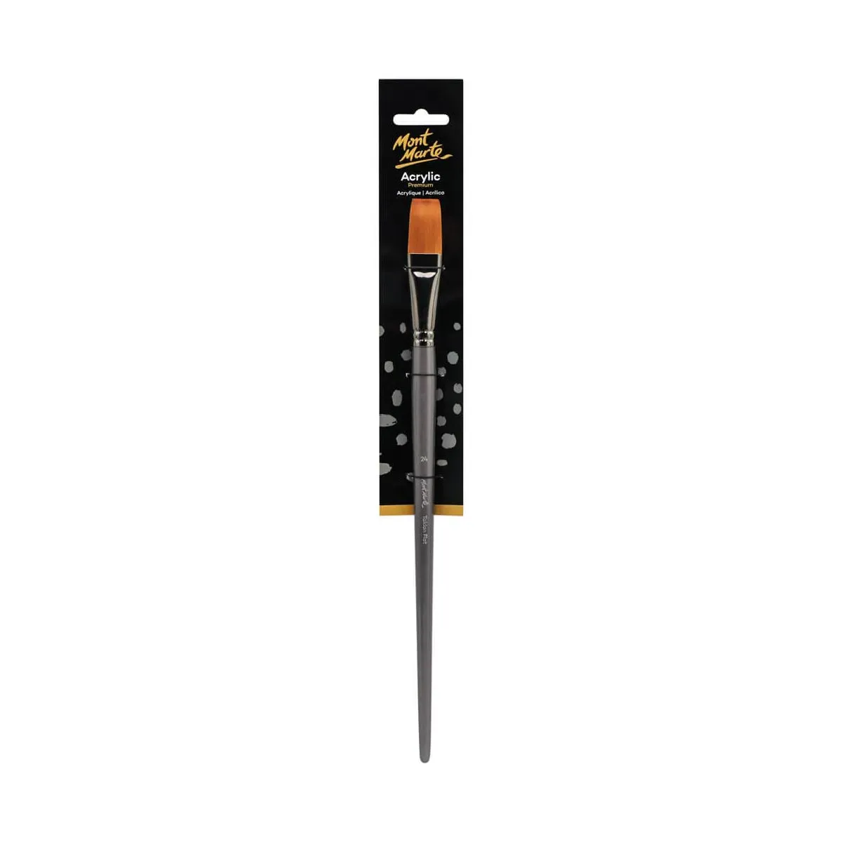 Mont Marte Artist Brush Taklon Flat Long