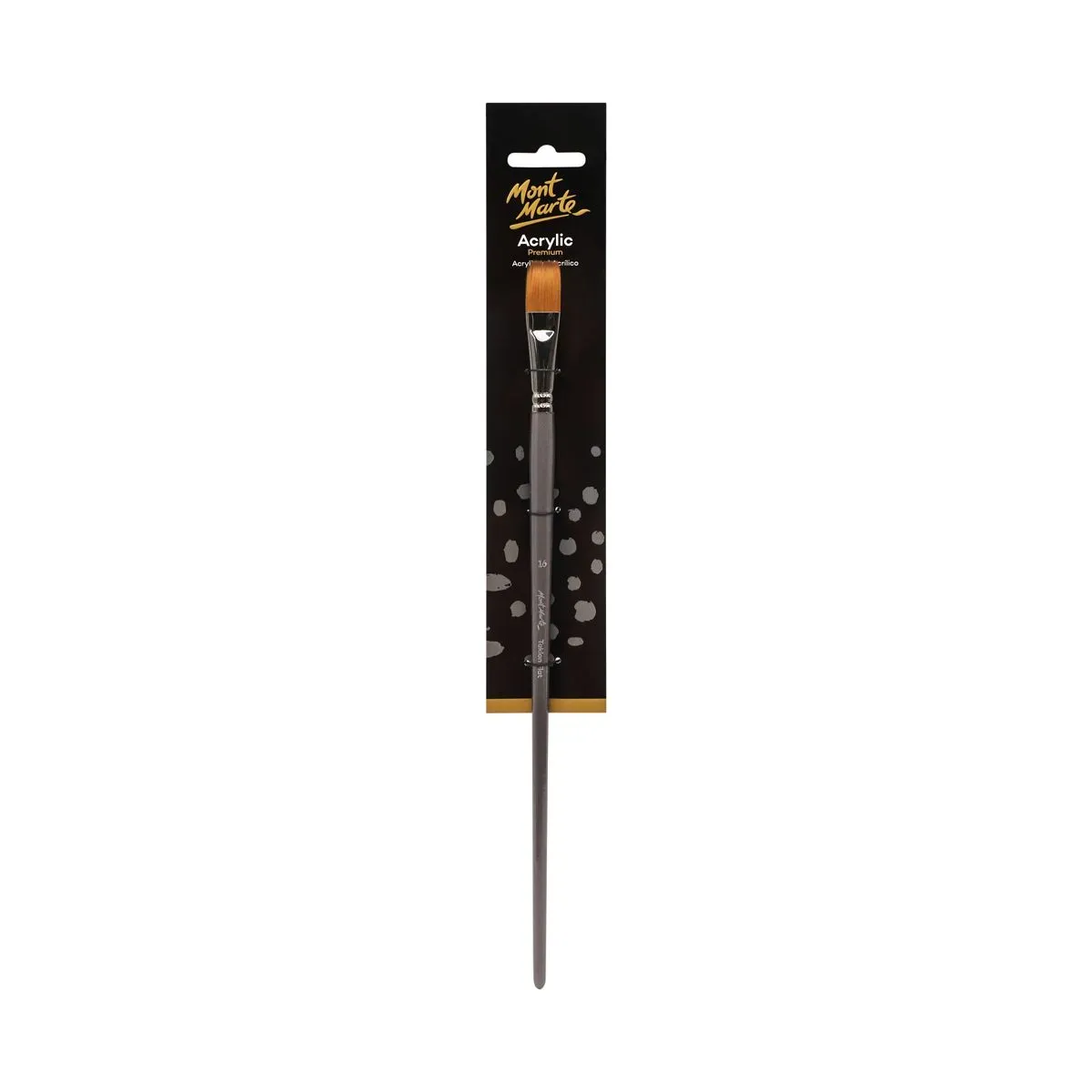 Mont Marte Artist Brush Taklon Flat Long