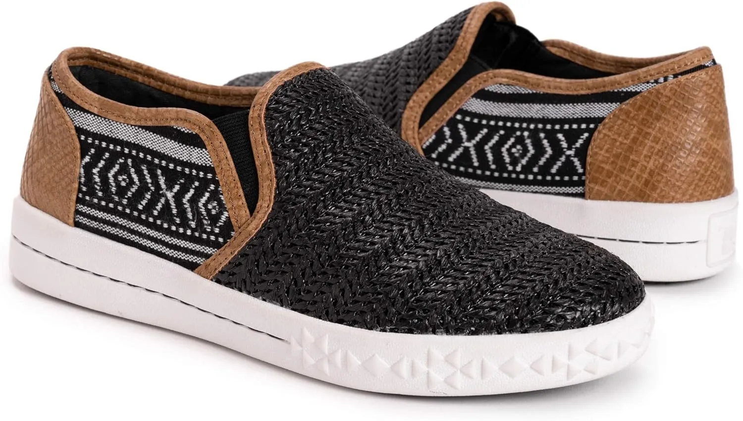 MUK LUKS Women's Street Smart Sneaker-Tan Loafer
