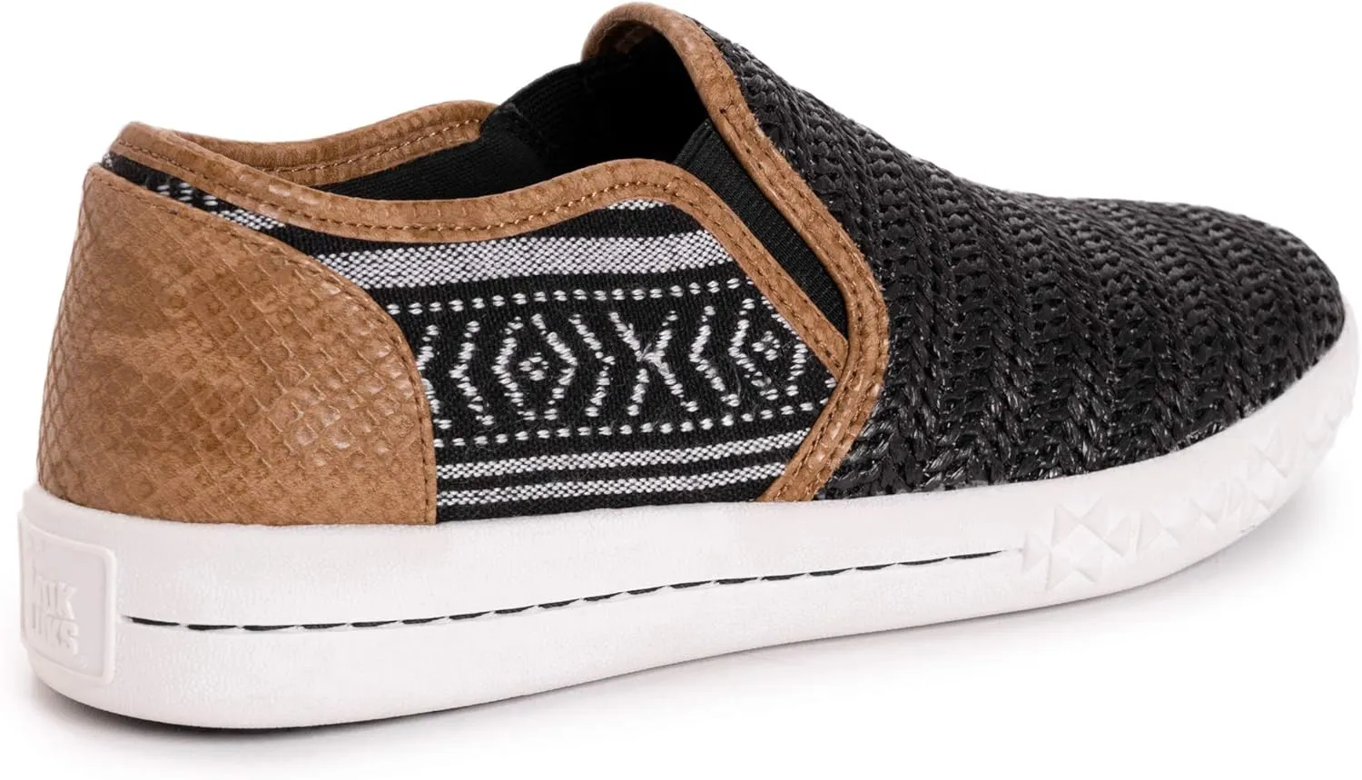 MUK LUKS Women's Street Smart Sneaker-Tan Loafer
