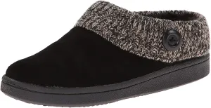 Mules Sweater Slipper Clarks Black) (6, Leather Clog Back-to-school sale Scuff Women's Fairisle IoT-powered Cuff