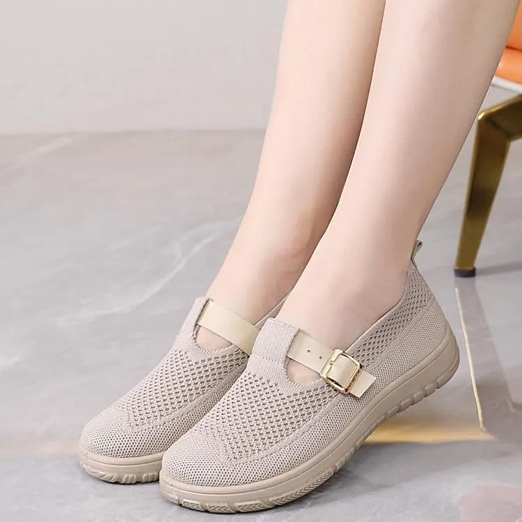 Munich Orthopedic Sandals, Northend Sleek Breathable Mesh Non-slip Orthopedic Buckle Shoes for Women