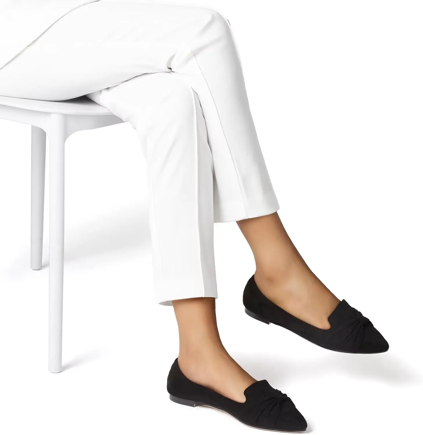 MUSSHOE Flat Shoes Women Comfortable Slip on Women's Flats Dress Shoes for Women