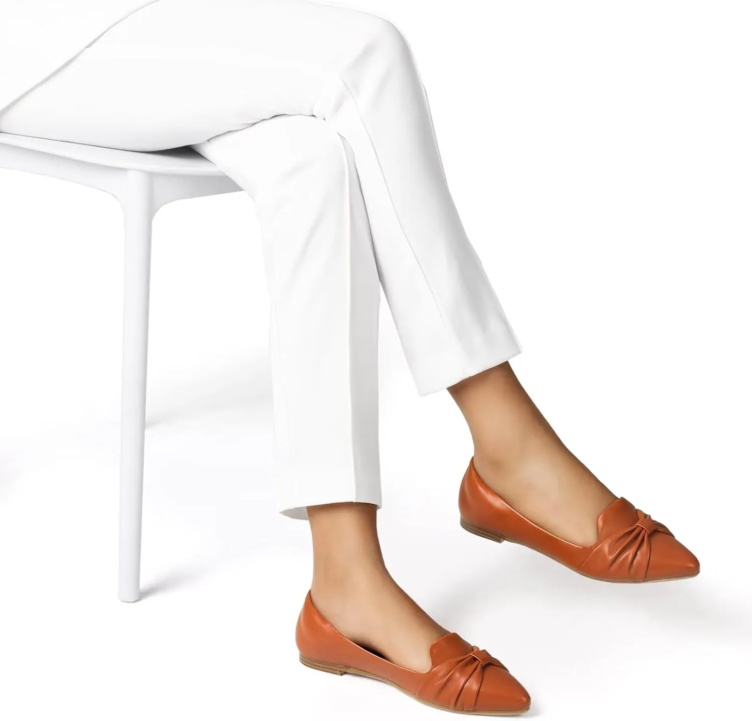 MUSSHOE Flat Shoes Women Comfortable Slip on Women's Flats Dress Shoes for Women