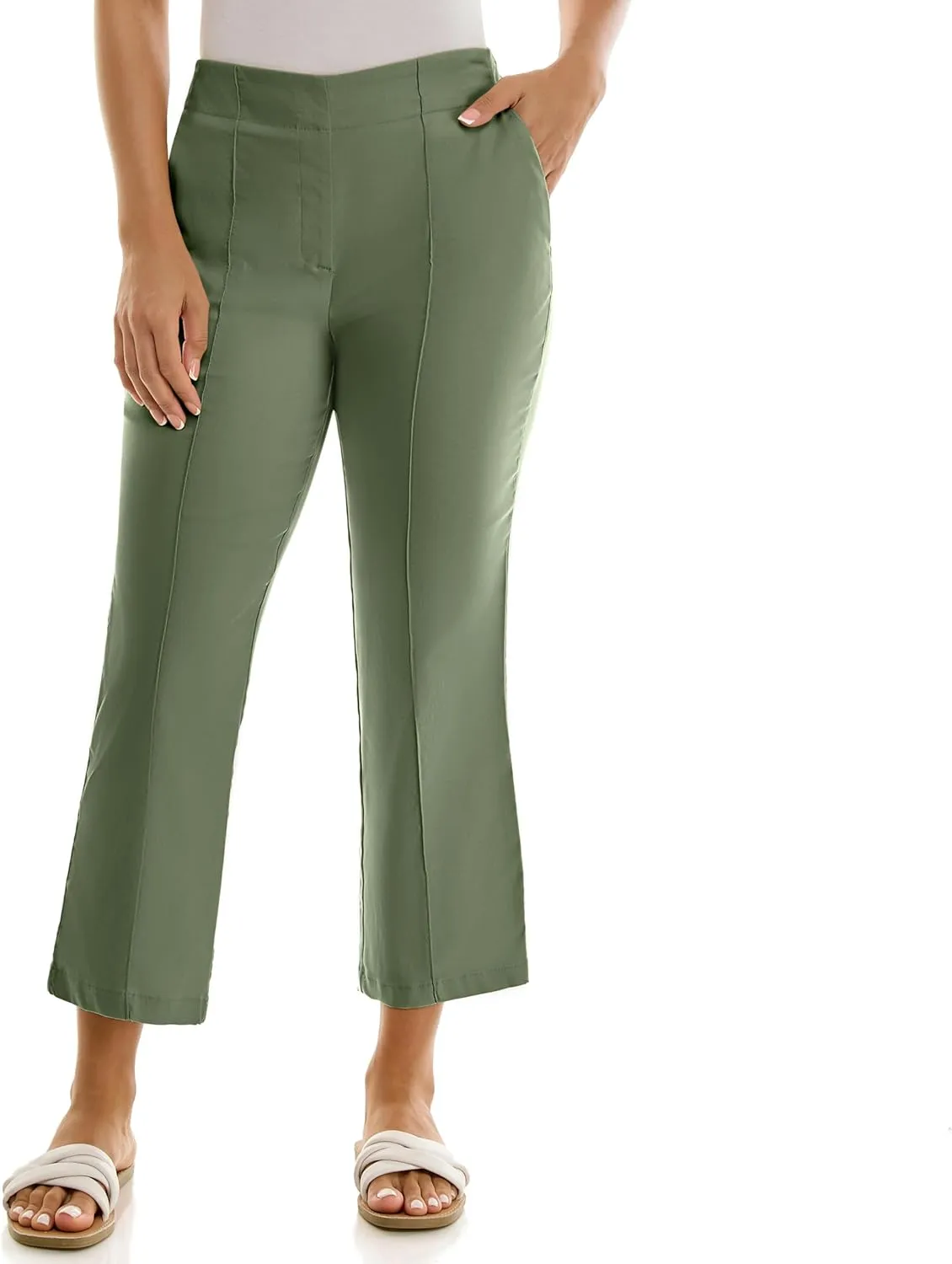 Nanette Nanette Lepore Women's Pull on Freedom Stretch Pant with Faux Pocket Detail