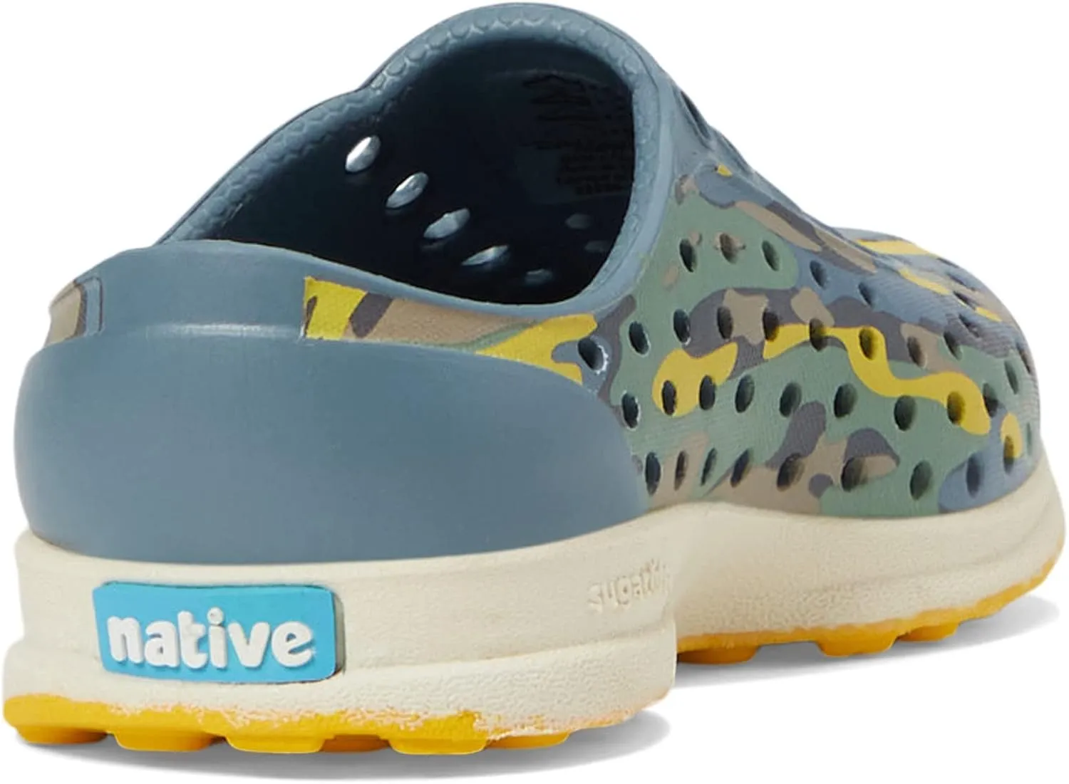 Native Shoes Kids Unisex Robbie Sugarlite Print Kids Slip-On Shoes (Little Kid) – Perforated – Synthetic Upper