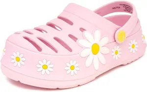 Nautica Kid's Girls Clogs Slip On Platform Slides Garden Shoes Water Sandals Beach Slipper for Children Indoor Outdoor