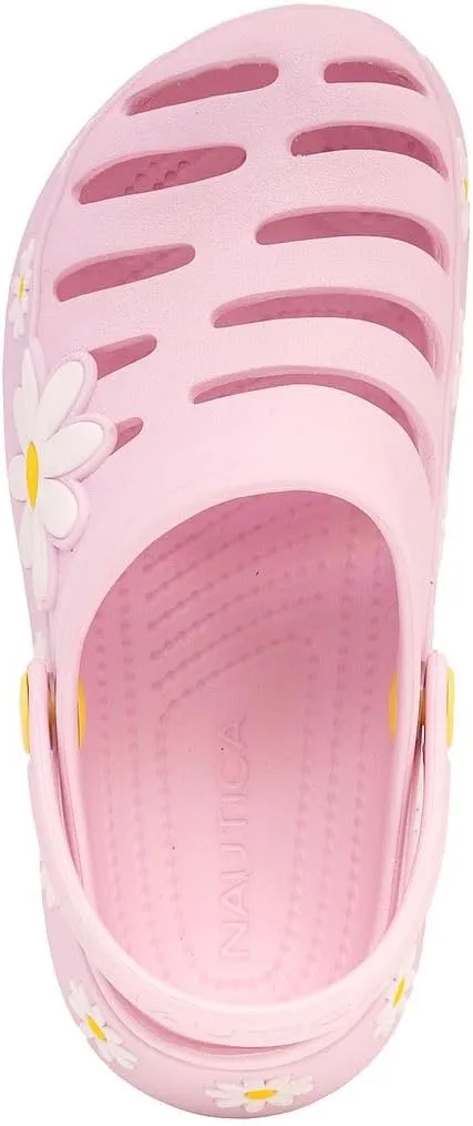 Nautica Kid's Girls Clogs Slip On Platform Slides Garden Shoes Water Sandals Beach Slipper for Children Indoor Outdoor