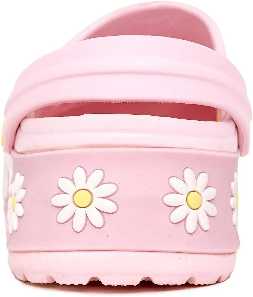 Nautica Kid's Girls Clogs Slip On Platform Slides Garden Shoes Water Sandals Beach Slipper for Children Indoor Outdoor