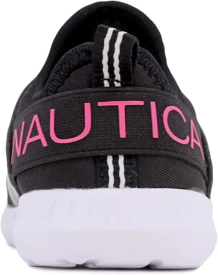 Nautica Kids Girls Metallic Fashion Sneaker Lace-Up Athletic Running Shoe I kappil I (Big Kid - Little Kid - Toddler)