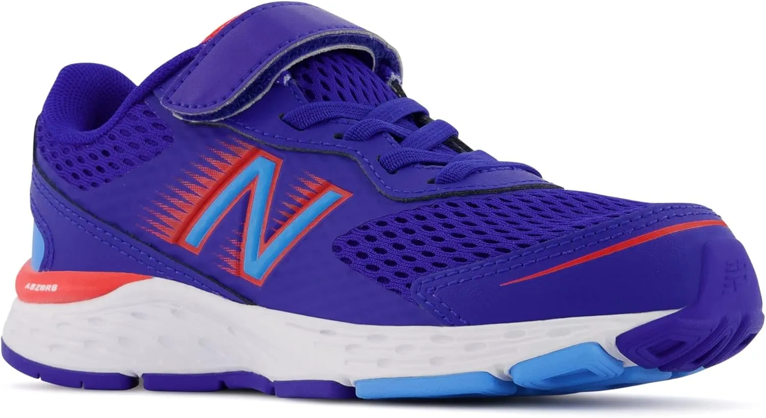 New Balance Kids' 680 V6 Hook and Loop Running Shoe