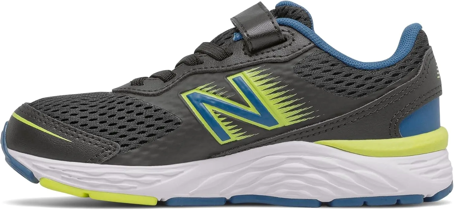 New Balance Kids' 680 V6 Hook and Loop Running Shoe