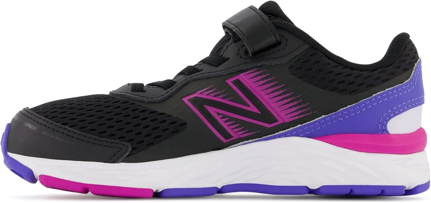 New Balance Kids' 680 V6 Hook and Loop Running Shoe