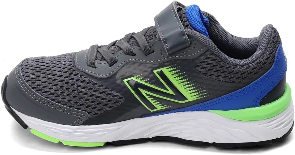 New Balance Kids' 680 V6 Hook and Loop Running Shoe