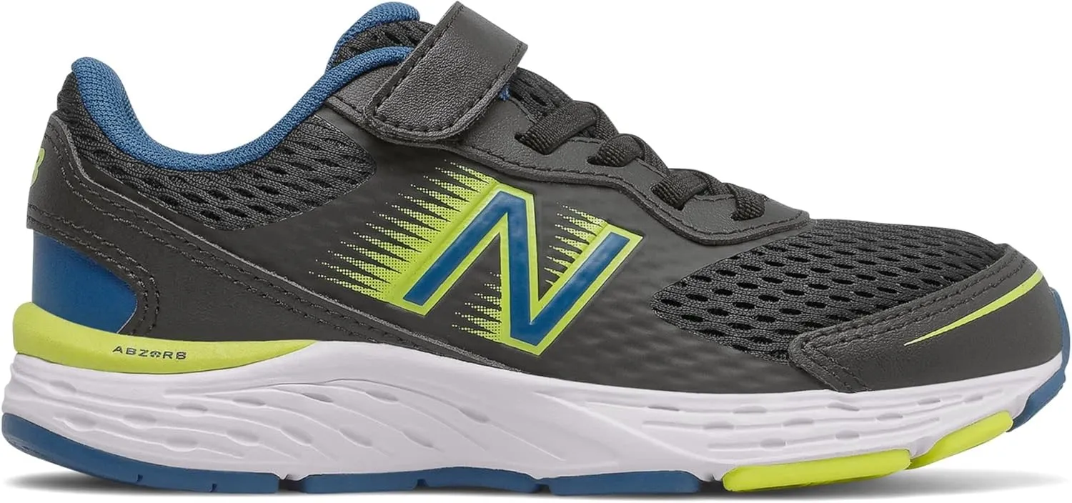 New Balance Kids' 680 V6 Hook and Loop Running Shoe