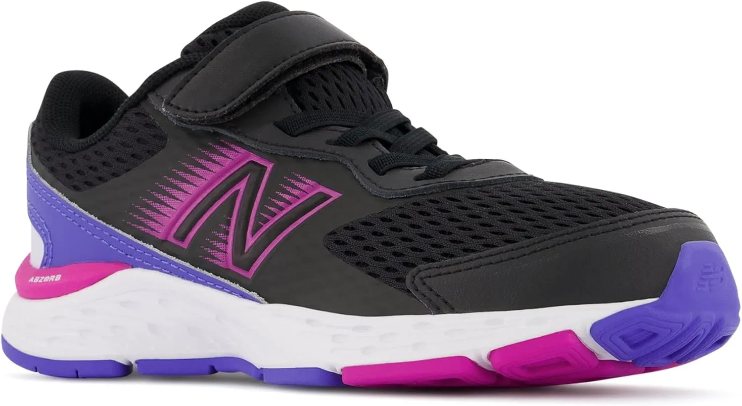 New Balance Kids' 680 V6 Hook and Loop Running Shoe