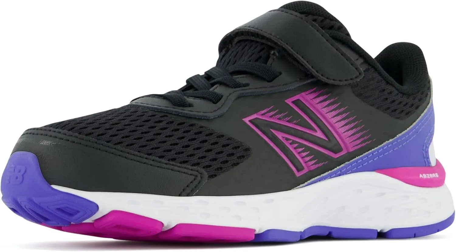 New Balance Kids' 680 V6 Hook and Loop Running Shoe