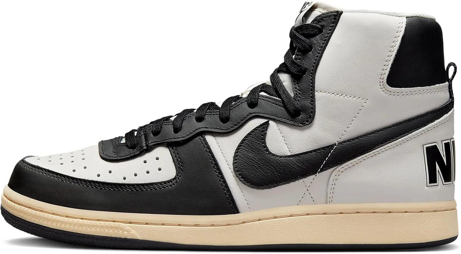 Nike Men's Terminator High PRM Sneaker (Phantom/Black-Pale Vanilla, 12)
