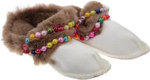 NOLITOY Plush Cotton Slipper Cover Plush Shoes Liner Clogs Fuzzy Inserts Winter Shoes Liners Inner Inner Soles