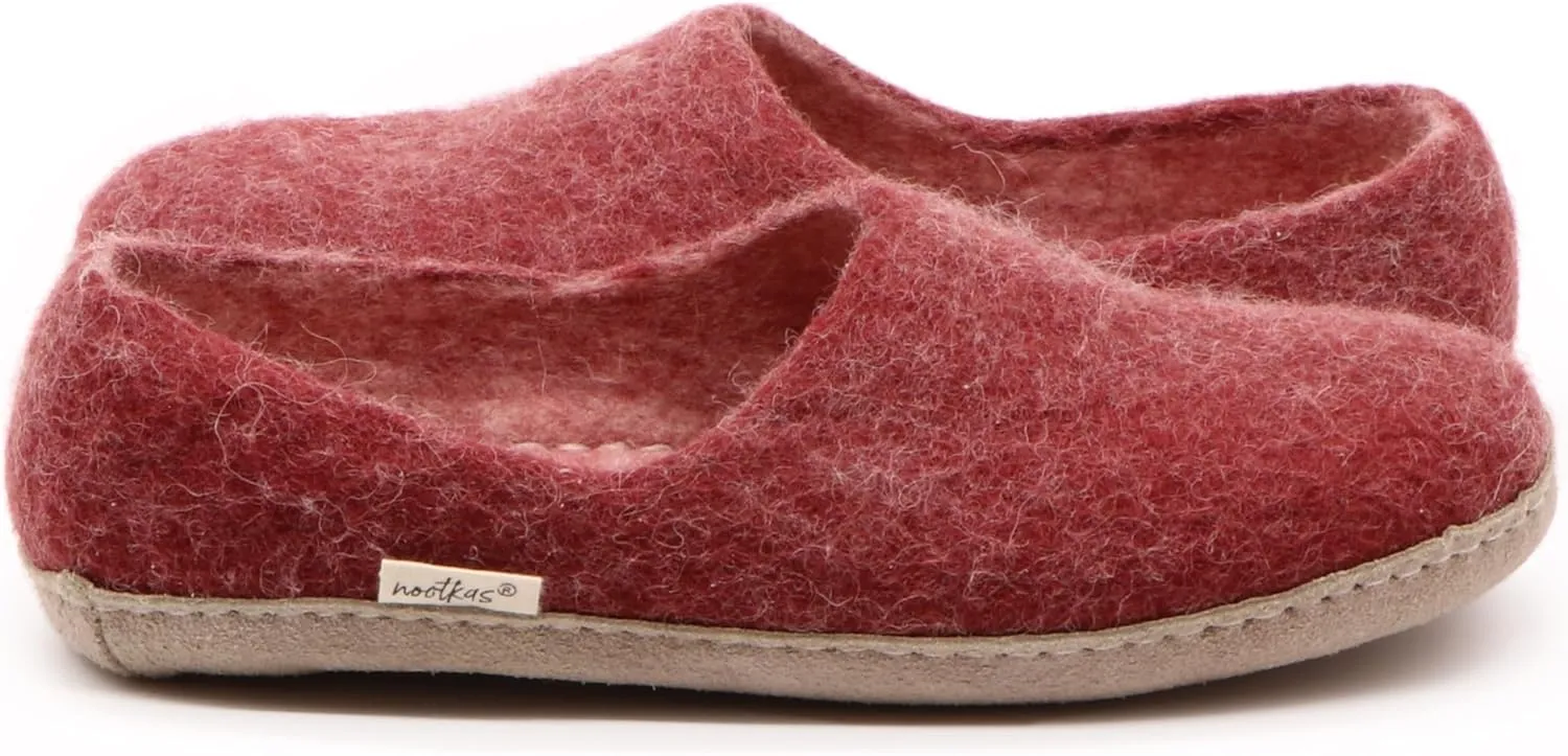 Nootkas Women's Felted Merino Wool 'Victoria' House Shoe