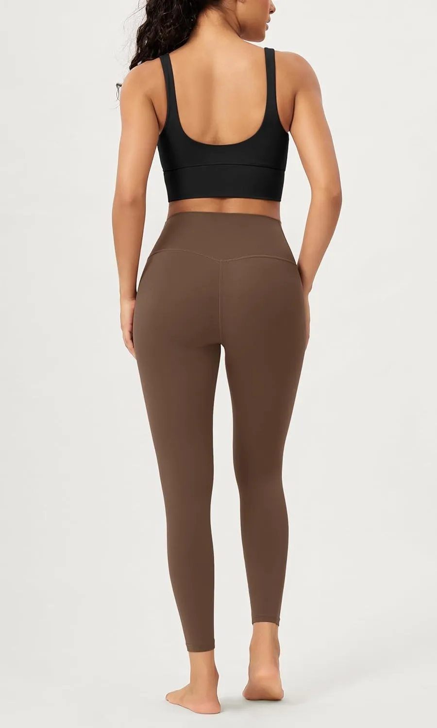 ODODOS Women's Buttery Soft Cross Waist Leggings, ODCLOUD 25" / 28" Crossover Lounge Yoga Pants