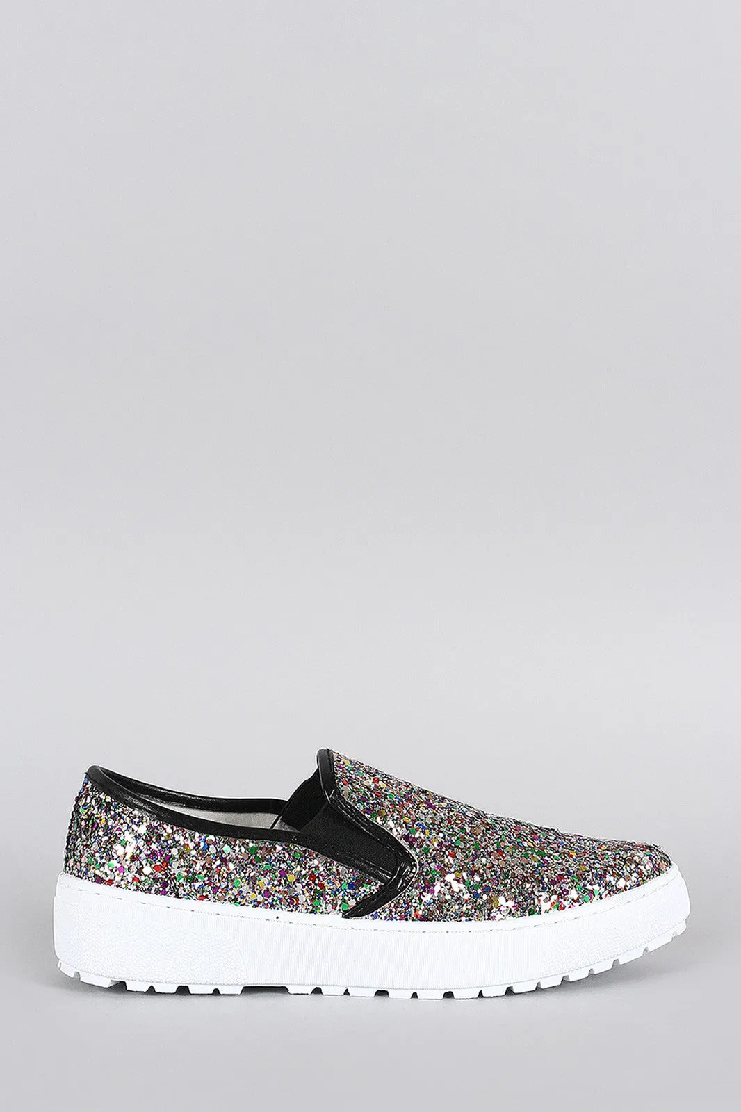 On Glitter Sneaker Special edition sale Easy tracking Multicolor Slip Toe Liliana Pointy