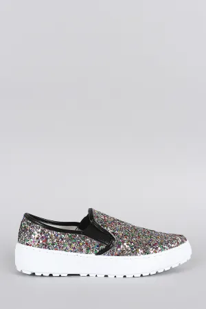 On Glitter Sneaker Special edition sale Easy tracking Multicolor Slip Toe Liliana Pointy