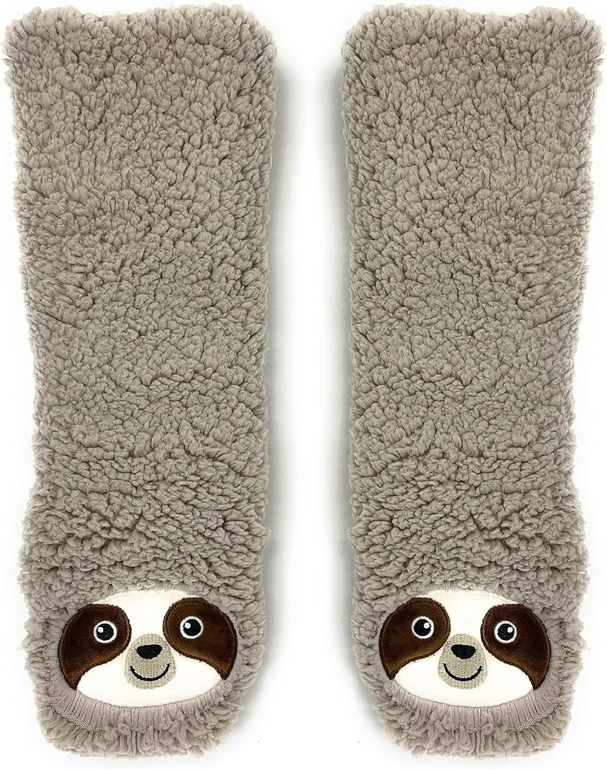 ooohyeah Womens Non Slip Fuzzy 3D Animal Slipper Socks, Funny Warm Cozy Fluffy Cute Indoor Slippers with Grippers