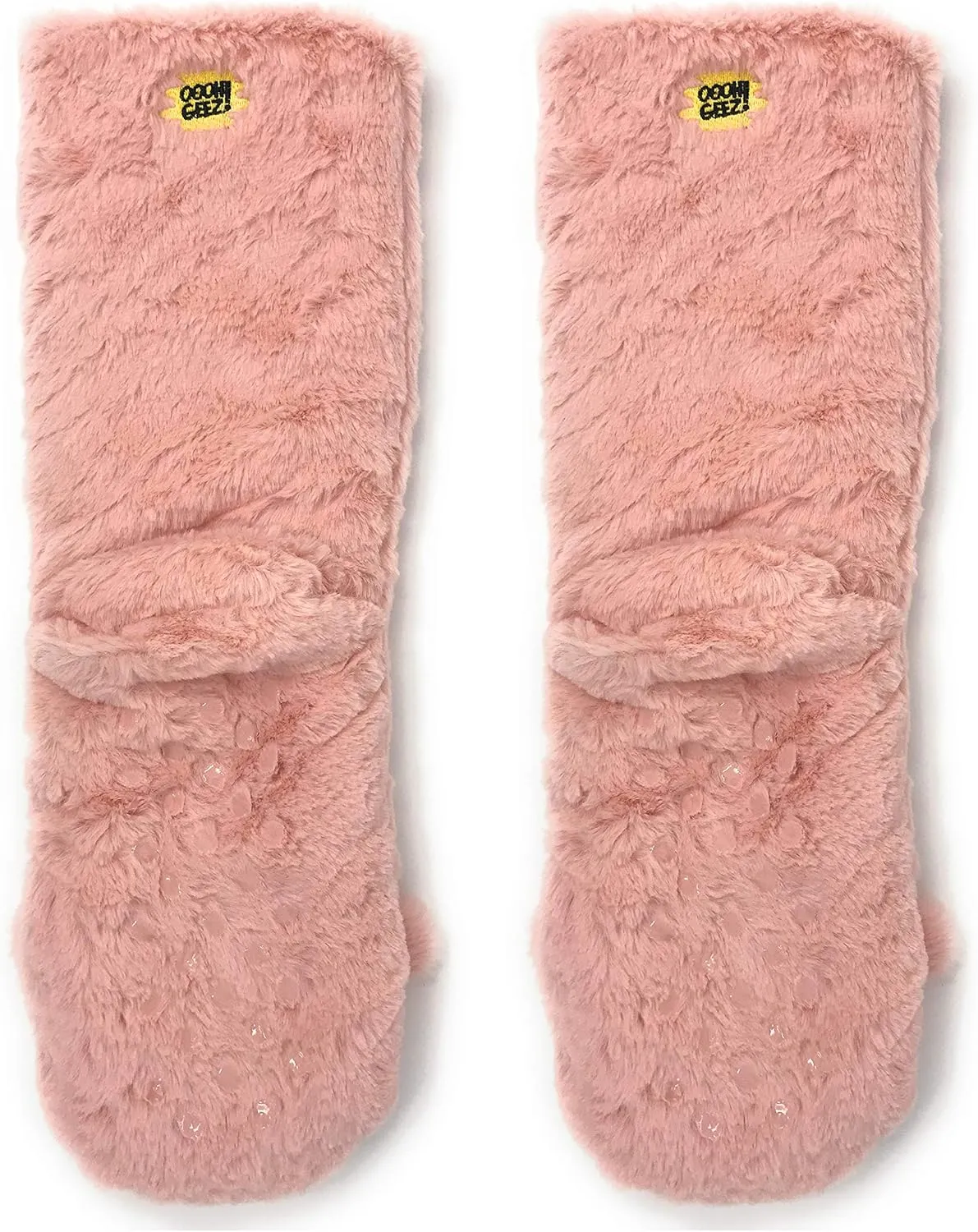 ooohyeah Womens Non Slip Fuzzy 3D Animal Slipper Socks, Funny Warm Cozy Fluffy Cute Indoor Slippers with Grippers