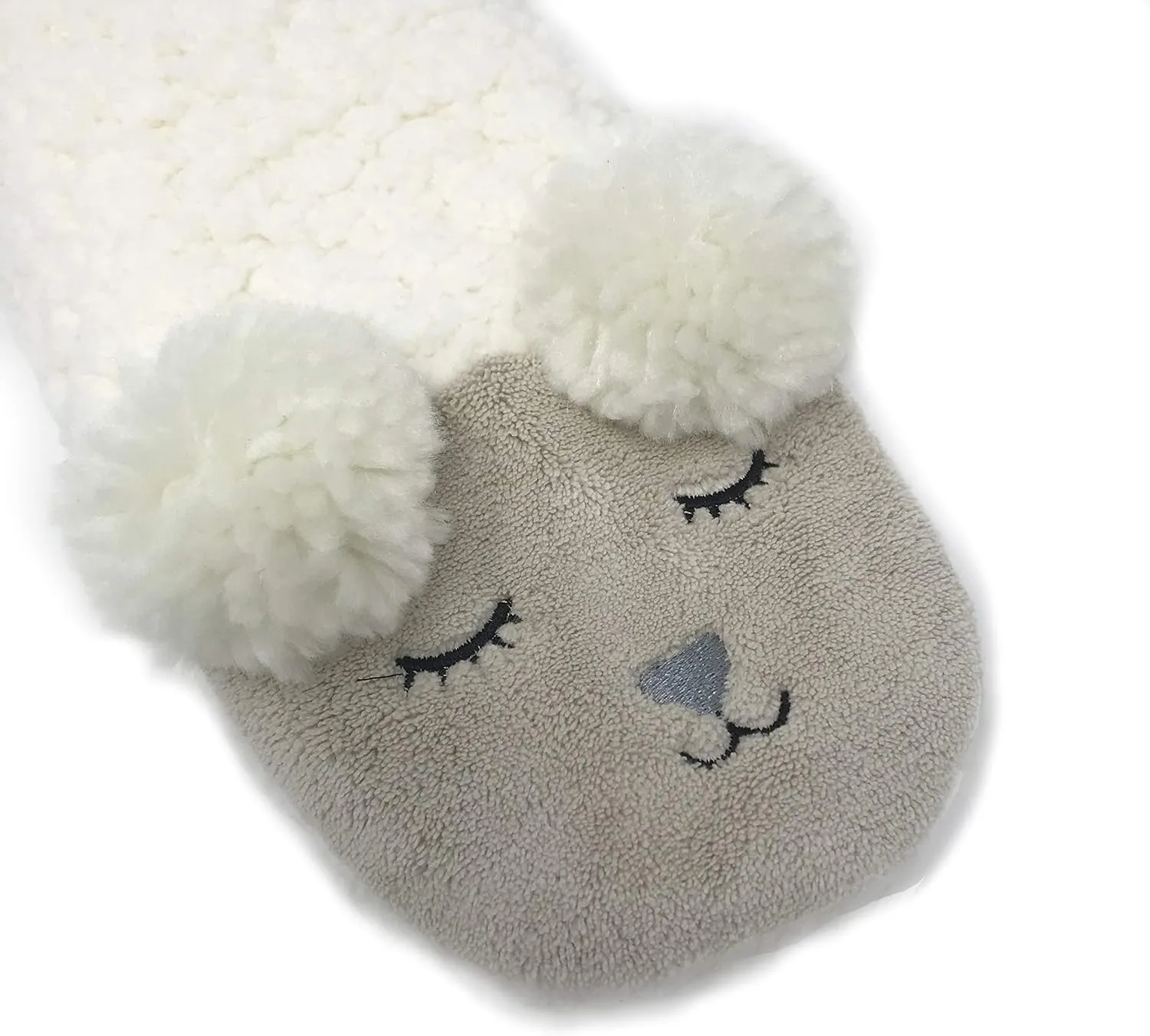 ooohyeah Womens Non Slip Fuzzy 3D Animal Slipper Socks, Funny Warm Cozy Fluffy Cute Indoor Slippers with Grippers