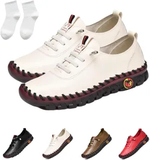 Ortho Stride Plus Shoes for Women, Ultra Soft Orthopedic Shoes, Breathable Round Head Soft Bottom Non-Slip Flat Shoes