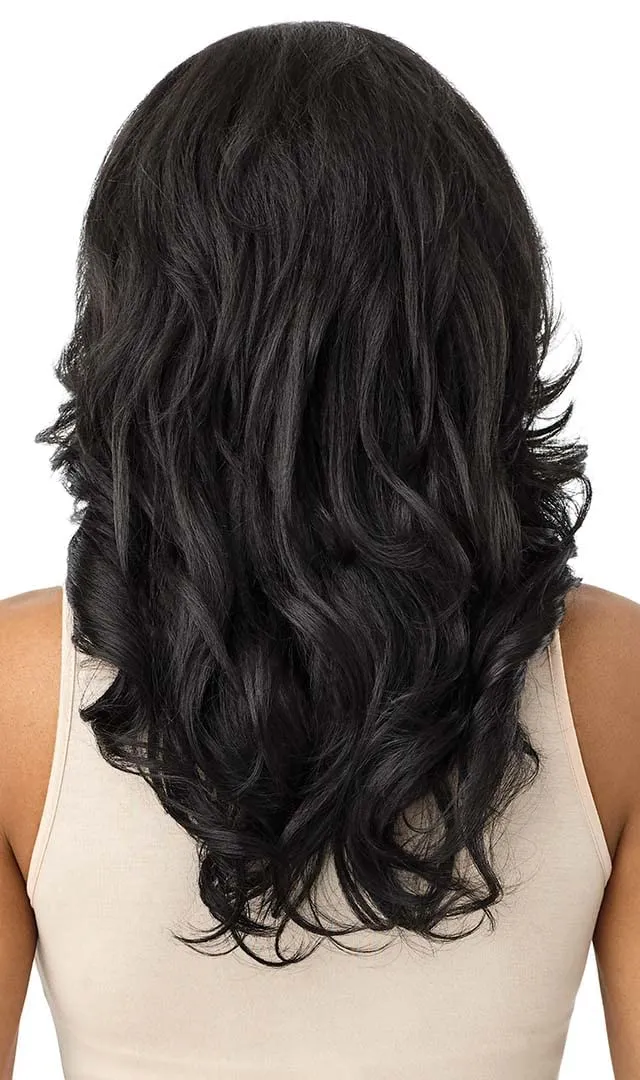 Outre Synthetic Quick Weave Wig - Neesha H305 (Color:DR RED VELVET)