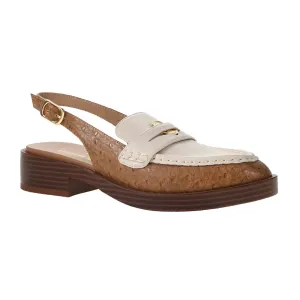 Paiinted Sling Back Loafer