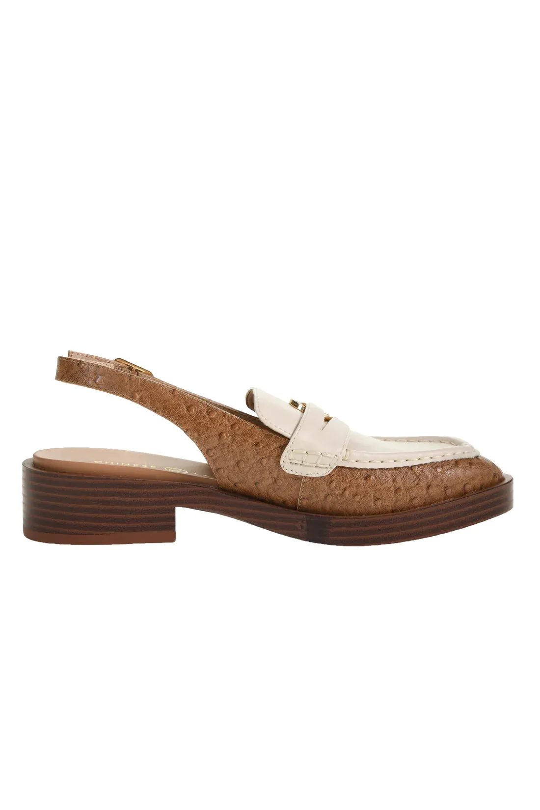 Paiinted Sling Back Loafer