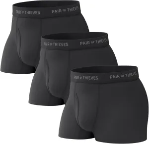 Pair of Thieves 2 & 3 Pack Super Fit Men’s Trunks Underwear, AMZ Exclusive