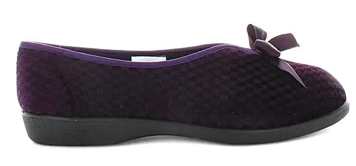 Panda Womens Emilia Slipper - Burgundy