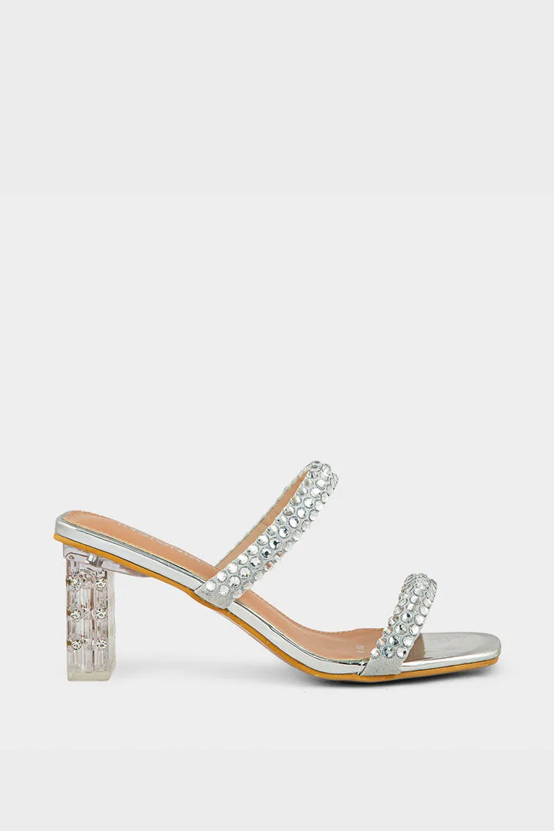 Party Wear Slip On IP0047-Silver