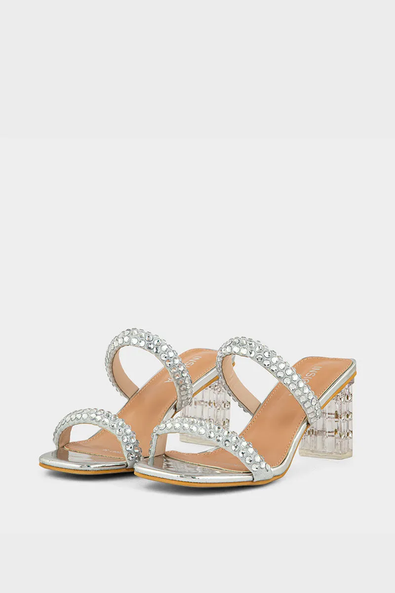 Party Wear Slip On IP0047-Silver