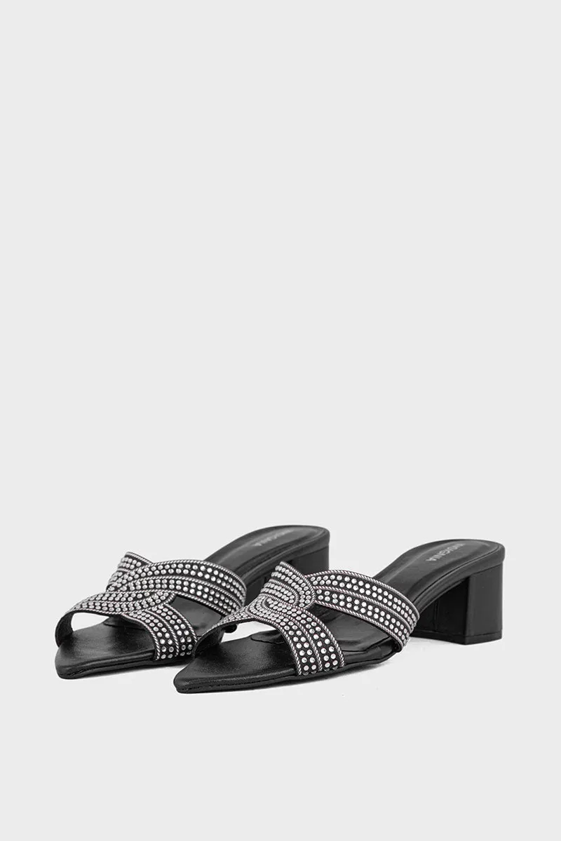 Party Wear Slip On IP0061-Black