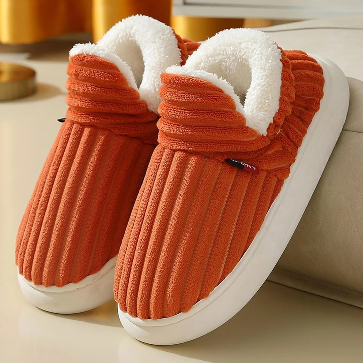 Pluffi Slipper Booties, Pluffi Cozy Stylish Slipper, Winter Fuzzy Warm Thick-Soled Plush House Cloud Slides Men Women