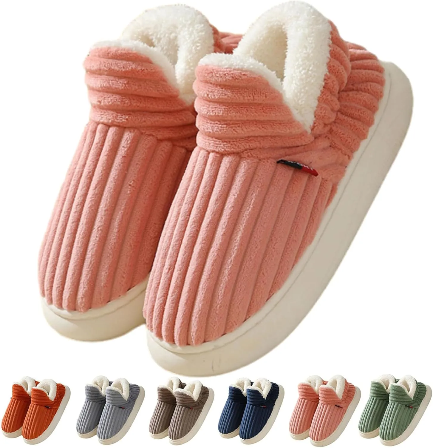 Pluffi Slipper Booties, Pluffi Cozy Stylish Slipper, Winter Fuzzy Warm Thick-Soled Plush House Cloud Slides Men Women